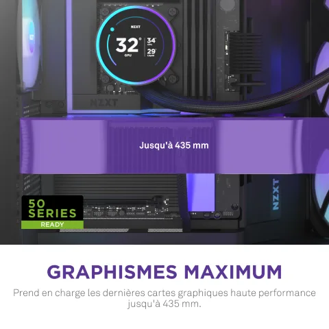 NZXT H9 Flow RGB+ Noir - MT/Sans Alim/E-ATX — vue 8