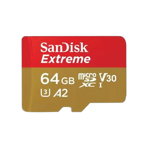 Sandisk Extreme microSDXC 64GB+SD 170MB/s — vue 1
