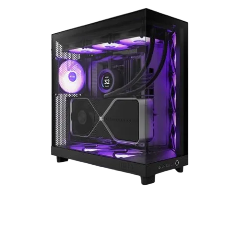 NZXT H6 Flow RGB Noir - MT/Sans alim/ATX — vue 11
