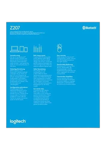 Logitech Z207 Bluetooth CPU Speakers-OFF Wht EMEA — vue 10