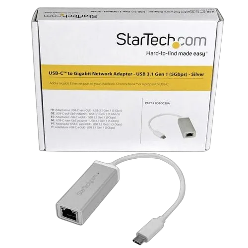 StarTech Adapateur USB-C vers RJ45 - Argent — vue 4