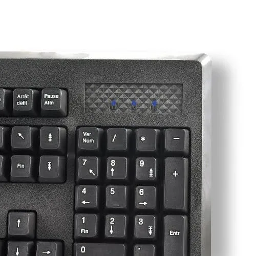 MCL Samar USB Azerty silencieux - Noir — vue 3
