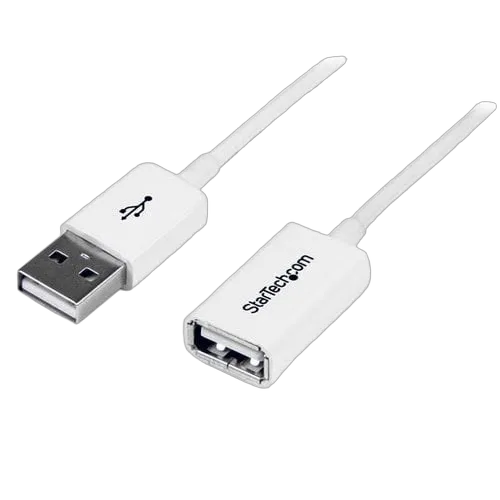 StarTech 3m White USB 2.0 Extension Cable - M/F — vue 1