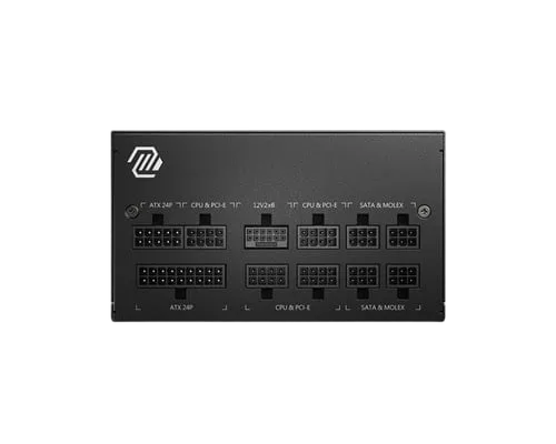 MSI MAG A850GL PCI-E 5 Noir - 80+ GOLD Full Modulaire — vue 2