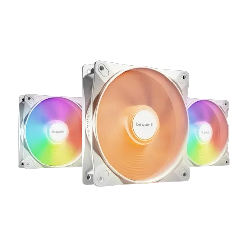 be quiet! LIGHT WINGS LX - 120mm PWM HS White Triple pack — vue 1