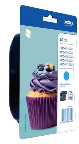 Brother - Cyan - LC123CBP — vue 1