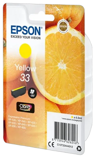 Epson - Jaune - C13T33444012 — vue 2