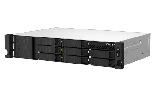 QNAP 8-bay short-depth rackmount NAS AM — vue 4