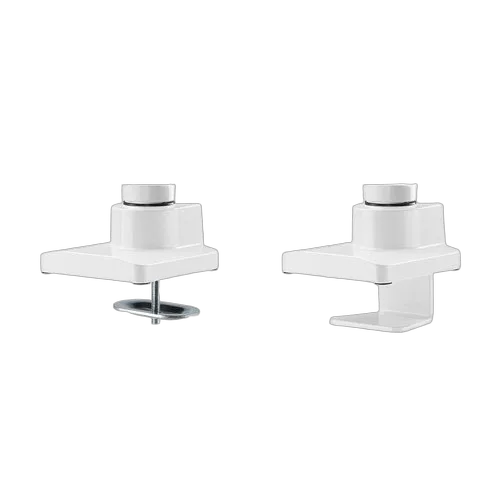 NewStar Desk mount 10-49" desk clamp WHITE Plus — vue 3