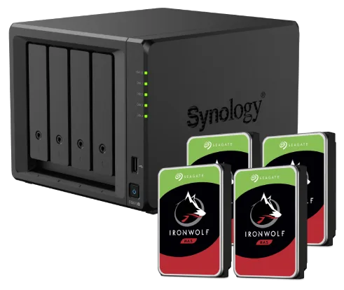Synology DS925+ - 4 Baies avec 4 disques de 12To IronWolf — vue 1