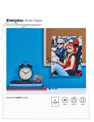 HP Paper/Everyday Photo gloss A4 — vue 1
