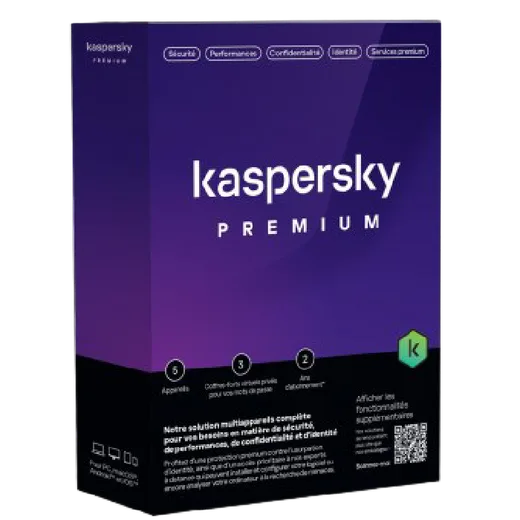 Kaspersky Antivirus Premium Boîte Mini - 2 Ans / 5 PC — vue 1