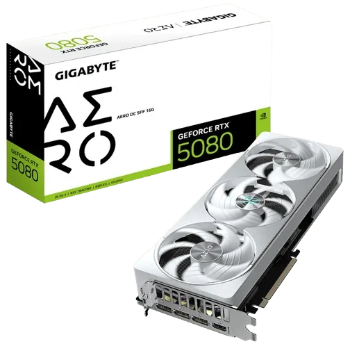 Gigabyte GeForce RTX 5080 AERO OC SFF 16G — vue 1