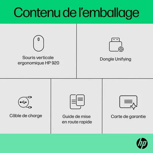 HP 920 Ergo VRTCL Wireless Mouse EMEA-IN — vue 12