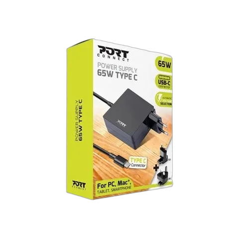 Port Chargeur secteur USB-C - 65W - Noir — vue 3