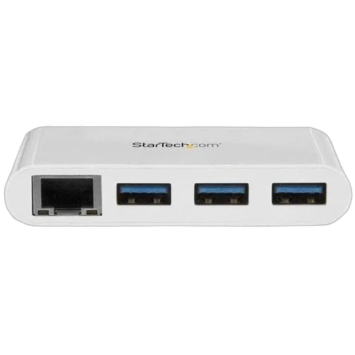 StarTech 3 Port USB C Hub w/GbE - C to A USB 3.0 — vue 3