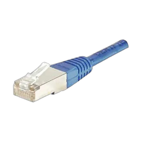 Cordon Cat 6, 4P Moule 2.00 m F/UTP Bleu — vue 1