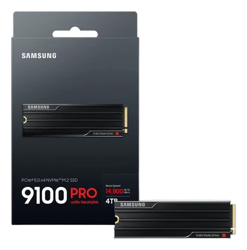 Samsung 9100 WITH HEATSINK M.2 2280 4TB — vue 3