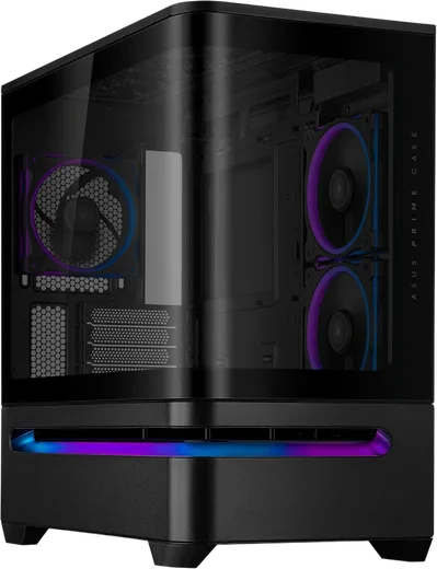 Asus Prime AP202 TG ARGB Noir - mT/Sans Alim/mATX