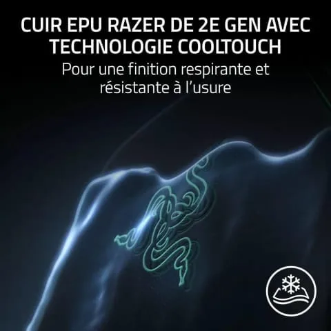 Razer Iskur V2 NewGen - Black — vue 3