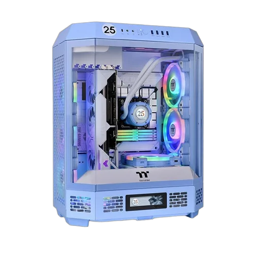 Thermaltake The TOWER 600 Hydrangea Blue - MT/Sans Alim/ATX — vue 1