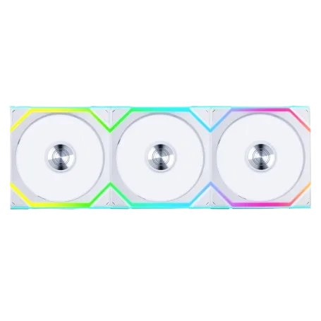 Lian-Li UNI FAN SL ARGB PWM Sans fil, 3-Pack 120mm - Blanc — vue 1