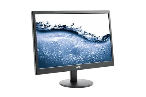 AOC e2070Swn/19.5"LED 1600x900 VGA 5ms blk — vue 6