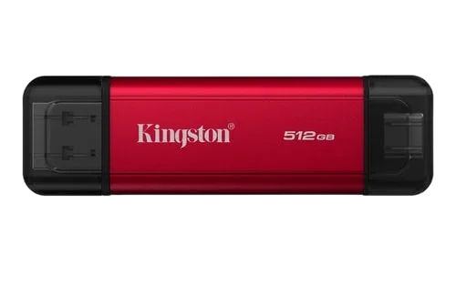 Kingston 512GB DUAL PORTABLE SSD USB-A/C — vue 1