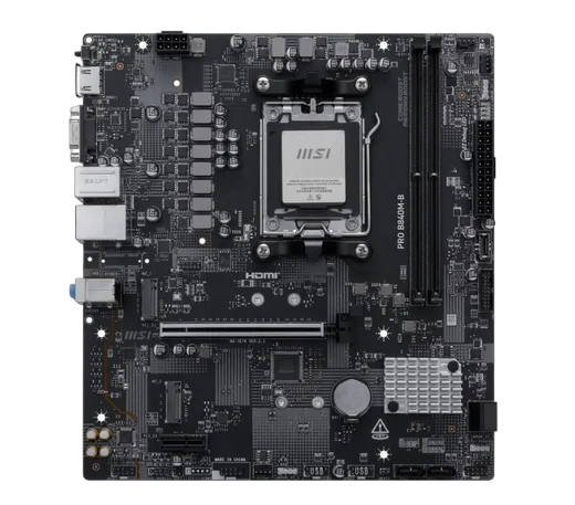 MSI PRO B840M-B - B840/AM5/DDR5/mATX — vue 2