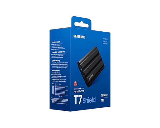 Samsung T7 SHIELD 1To Black — vue 10