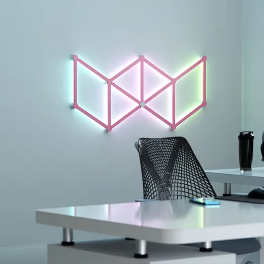 Nanoleaf Lines Skin Rose Mate - 9 pièces — vue 5