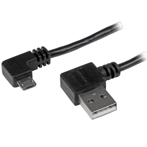 StarTech 2m 6 ft Right Angle Micro-USB Cable — vue 1