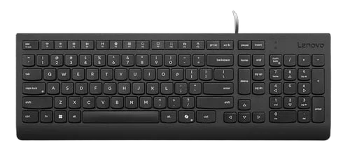 LENOVO ESSENT.WIRED KEYBOARD US — vue 1