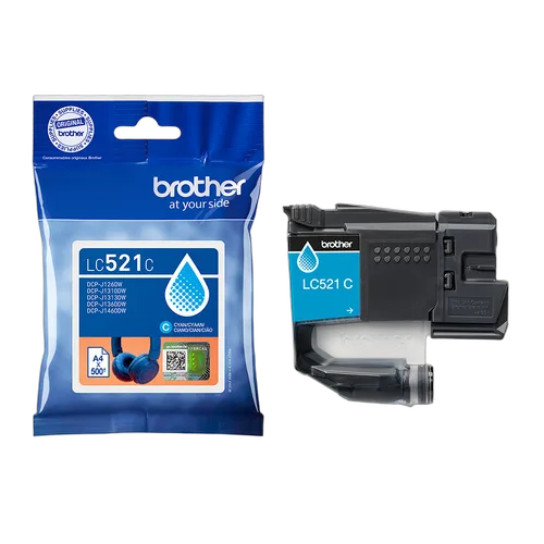 Brother Cartouche d'encre LC521C - Cyan — vue 5