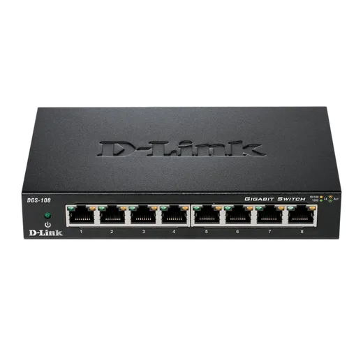 D-Link DGS-108 — vue 1