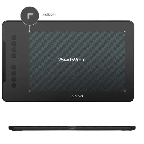 XPPEN Deco01 V3 - 5080LPI 10" Noir — vue 4