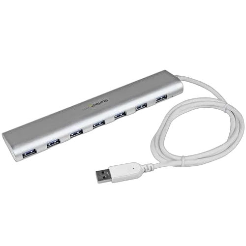 StarTech 7 Port Compact USB 3.0 Hub - Aluminum