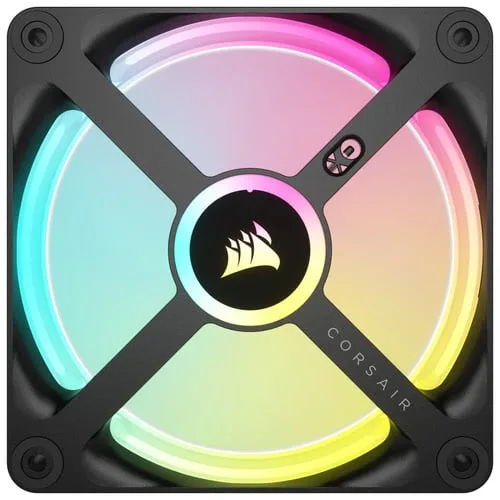 Corsair iCUE LINK QX120 RGB Starter Kit Noir — vue 4