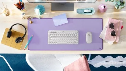 Logitech Desk Mat Studio Series Gris — vue 7