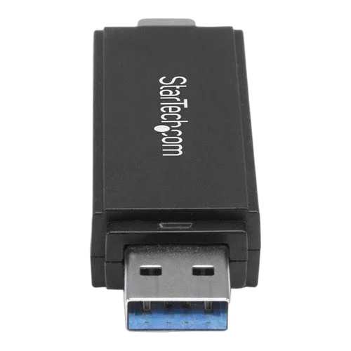 StarTech Card Reader SD microSD USB 3.0 USB C/A — vue 3
