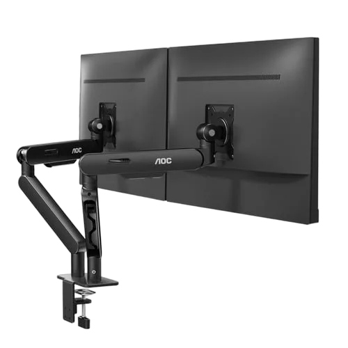 AOC Double Bras à ressort mécanique à gaz de 27" à 34" VESA 100x100 Max — vue 5