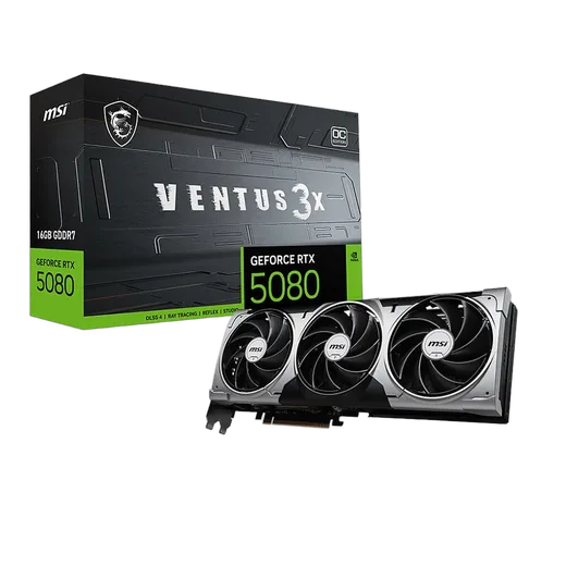 MSI GeForce RTX 5080 16G VENTUS 3X OC — vue 1