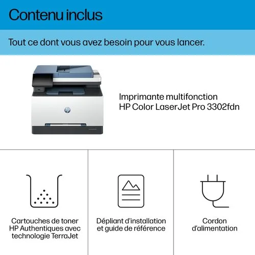 HP COLOR LASERJET PRO MFP 3302FDN — vue 8