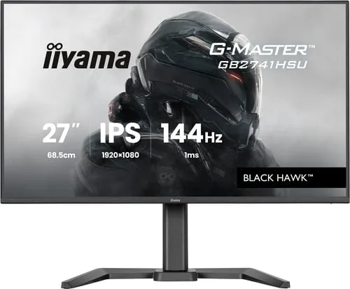 Iiyama G-Master GB2741HSU-B1 - 27" FHD 144Hz IPS 1ms Pivot Adaptive Sync FreeSync — vue 1