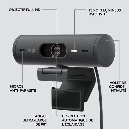 Logitech BRIO 500 HD — vue 12