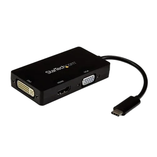 StarTech.com 3-in-1 USB-C VGA DVI/HDMI — vue 1