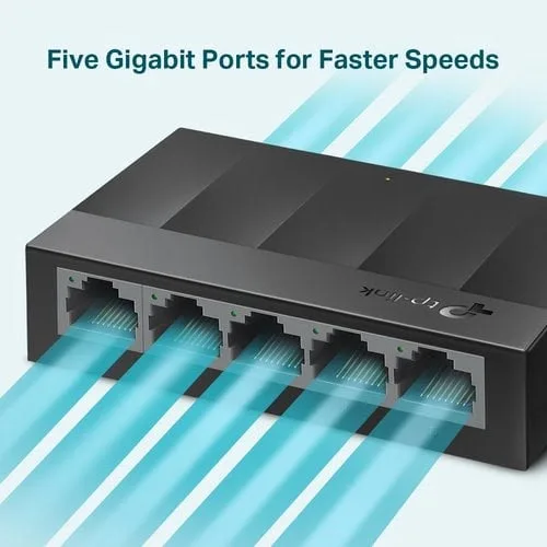 TP-Link LiteWave 5-Port Gigabit Desktop — vue 3