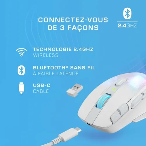 Turtle Beach Kone XP Air - Sans-Fil - RGB - Blanc — vue 11