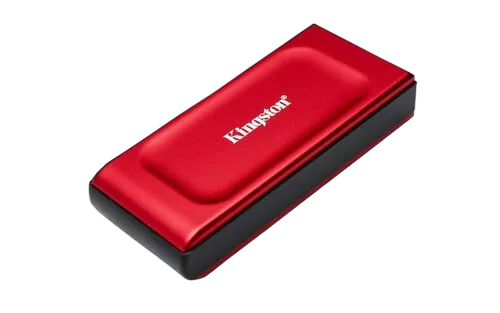 Kingston XS1000 Red USB-C 3.2 1To — vue 3