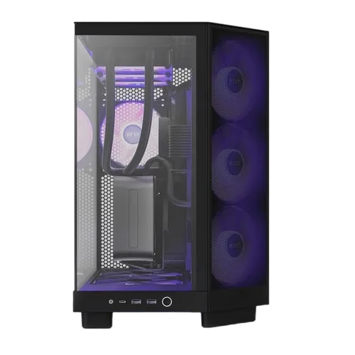 NZXT H6 Flow RGB Noir - MT/Sans alim/ATX — vue 4